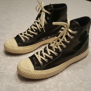 UNISEX P.F. FLYERS M'S 12 WO'S 13.5 BLACK EUC